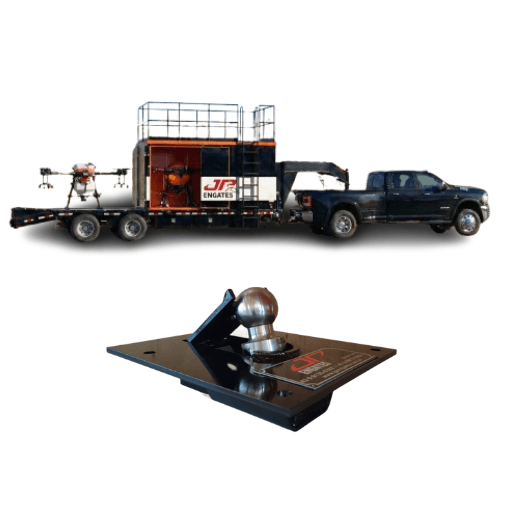 Carreta Prancha Agrícola 6 Metros Com Engate Quinta Roda e Baú para Insumos Agrícolas