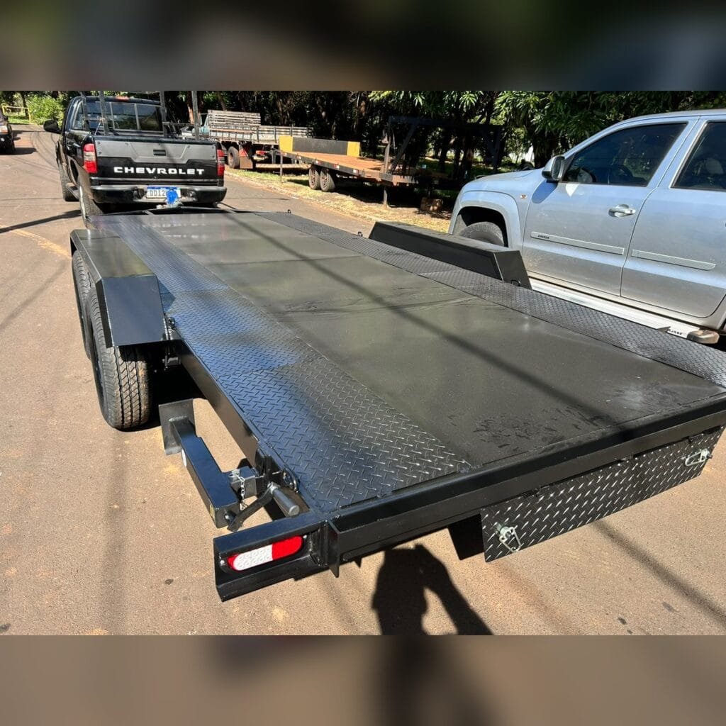 Carreta prancha de rabicho JP Engates